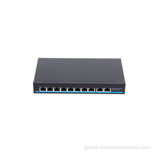 PoE Switch 8 Port 1000Mbps ethernet switch powered by poe Manufactory